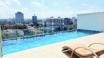 Appartement, 1 slaapkamer, toegankelijk voor mindervaliden, roken | Zwembad | Een buitenzwembad