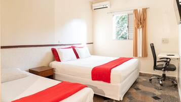 Berços grátis, Wi-Fi de cortesia, roupa de cama