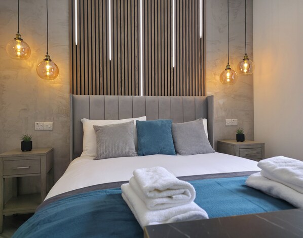 1 غرفة نوم ومكواة/لوح كي وواي فاي