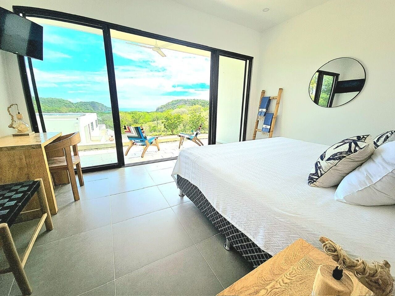 Deluxe Double Room, Sea View | In-room safe, blackout drapes, iron/ironing board, free WiFi