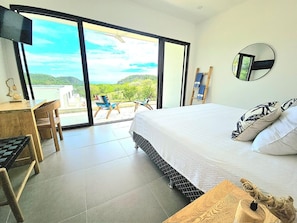 Deluxe Double Room, Sea View | In-room safe, blackout drapes, iron/ironing board, free WiFi