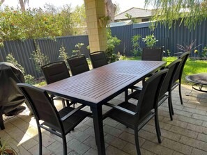 Outdoor dining