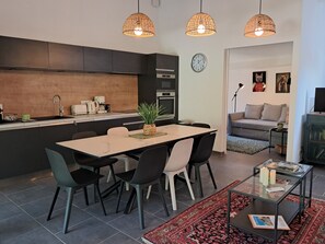 Dining - Hinterland, 35 minutes from Nice, air-conditioned duplex, sleeps 6 from 2 nights (Bouyon)