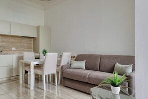 Comfort Apartment, City View | Living area - Chic flat with easy city centre access (Milan)