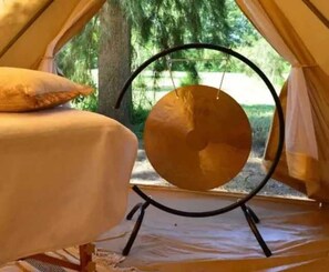 Blick von der Unterkunft