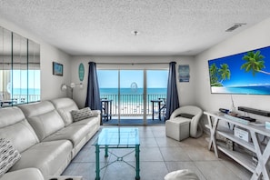 Appart'hôtel, plusieurs lits (Sea Breeze 503) | Coin séjour