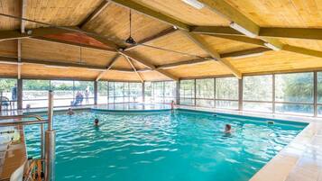 Indoor pool, a heated pool