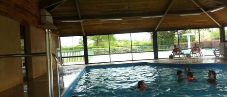 Indoor pool, a heated pool