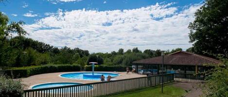 Indoor pool, a heated pool