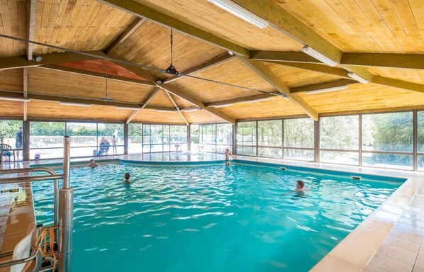 Indoor pool, a heated pool