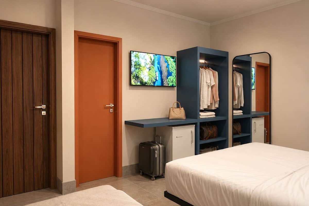 Free WiFi, bed sheets