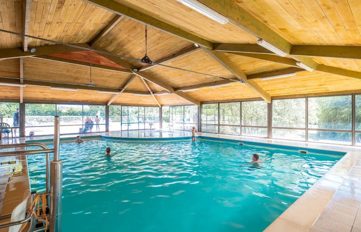 Indoor pool, a heated pool