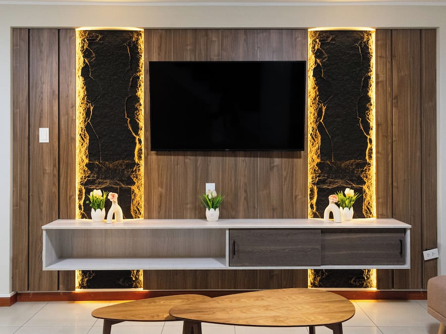 En 32-tommers smart-TV med Parabol-TV