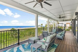 House, 4 Bedrooms, Private Pool, Beach View | Balcony