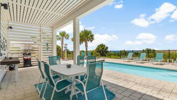 House, 4 Bedrooms, Private Pool, Beach View | Terrace/patio