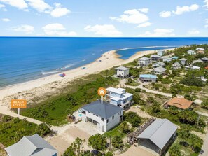 Aerial view - The Great White Florida Beach House  (Port St. Joe)