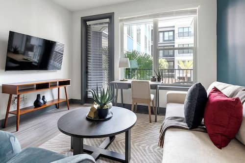 Apartment, 1 Bedroom | Living area