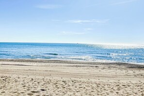 On the beach