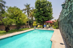 Outdoor pool - Vacation house with pool - Temixco 2 BR (Tezoyuca)