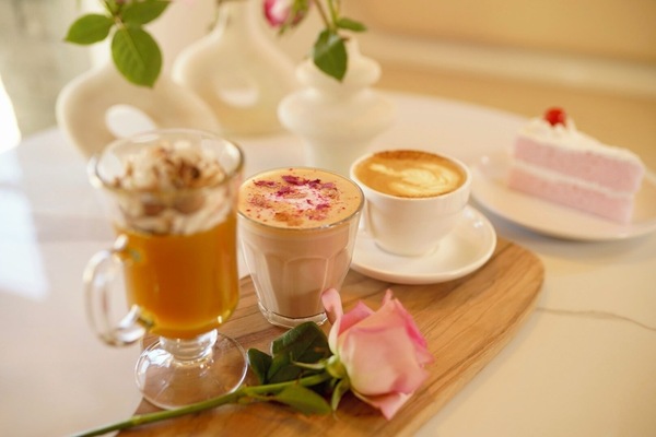 Our delicious coffee from the Pickle & Perk cafe!