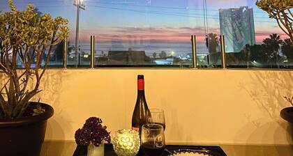 Ocean view terrace 3-bedroom house in  El Sauzal with AC, WiFi