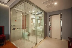 Bathroom - Rujia Pebble Hotel (Baoying Anyi East Road, Baoying Yangzhou) (Baoying)
