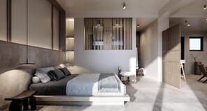 Minibar, in-room safe, blackout drapes, soundproofing - Grecale Filoxenia (Stegna)