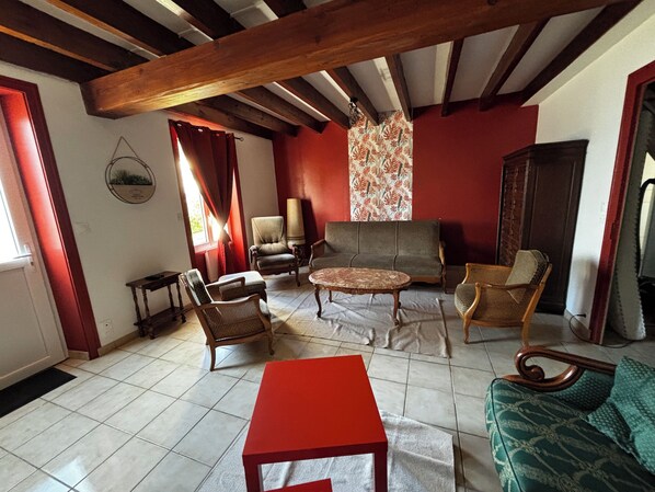 Living area - Gîte des Borderies (Val-de-Cognac)