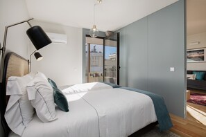 2 chambres, fer et planche à repasser, accès Internet