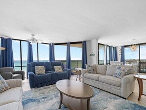 Condo, Multiple Beds (Windward 408 at Edgewater) | Living area