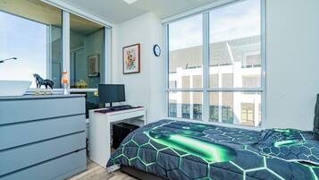 2 間睡房、熨斗/熨衫板、Wi-Fi、床單