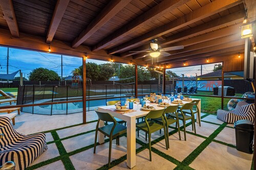 Spacious Yard | Cozy Beach Retreat | Private Pool | Pickleball