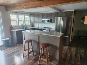 Microwave, oven, stovetop