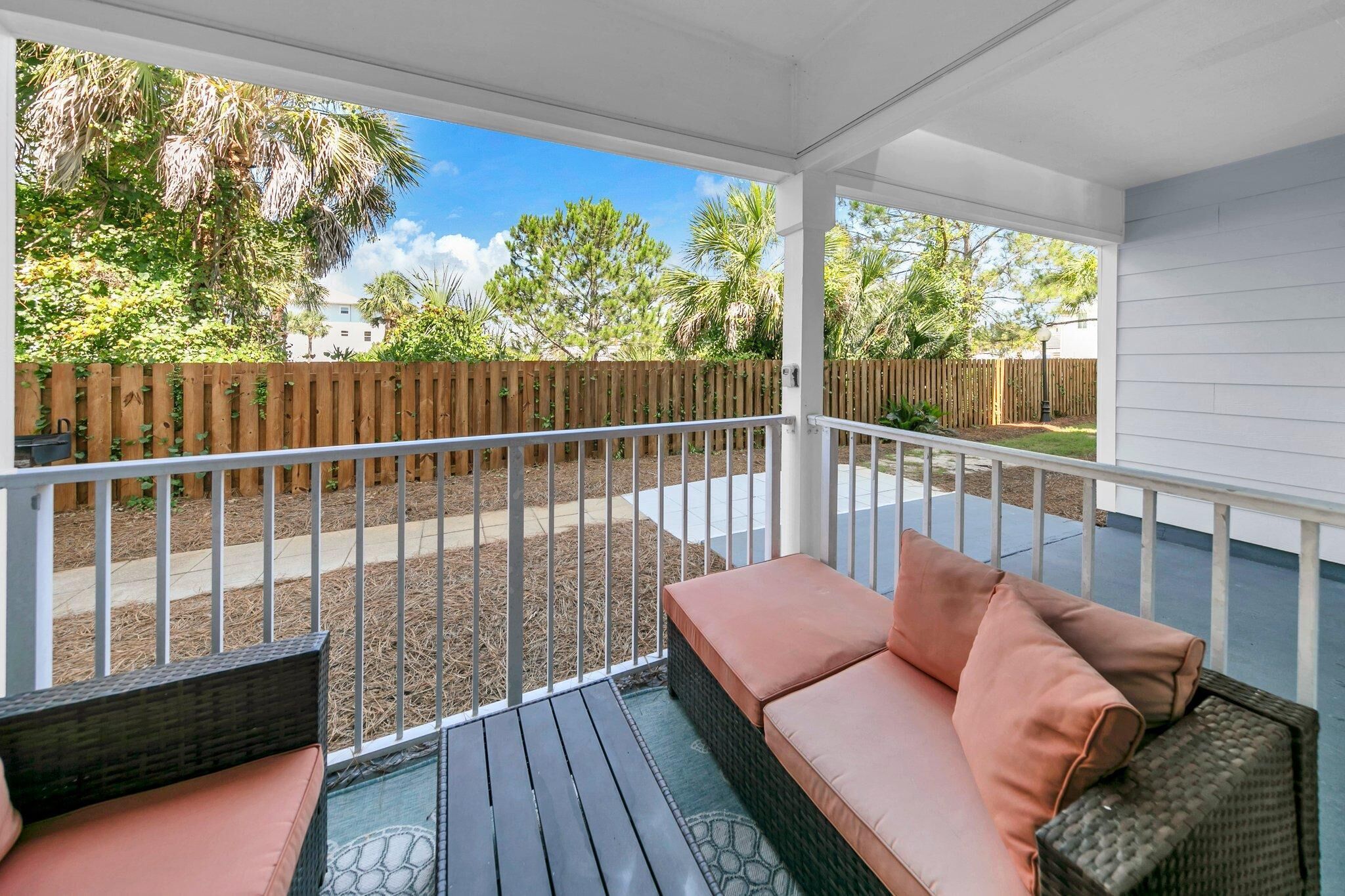 Condo, 2 Queen Beds (Beachside Villas 412) | Terrace/patio