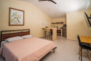 1 Schlafzimmer, Schreibtisch, BĂŒgeleisen/BĂŒgelbrett, WLAN