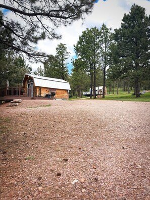 Exterior - Cozy Cabin with AC, heating, hot tub, at Painted Buffalo Resorts (Hermosa)