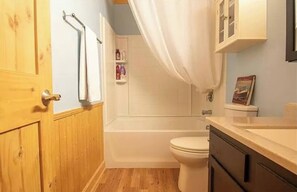 Hair dryer, towels