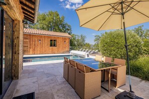 Outdoor dining - Morganetta (Condat-sur-Vézère)