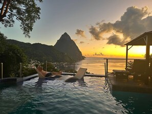 Pool - Bask in Ocean Views from Tranquil Hideaway | Near beach, Tet Paul & Pitons Hike (Palmiste)