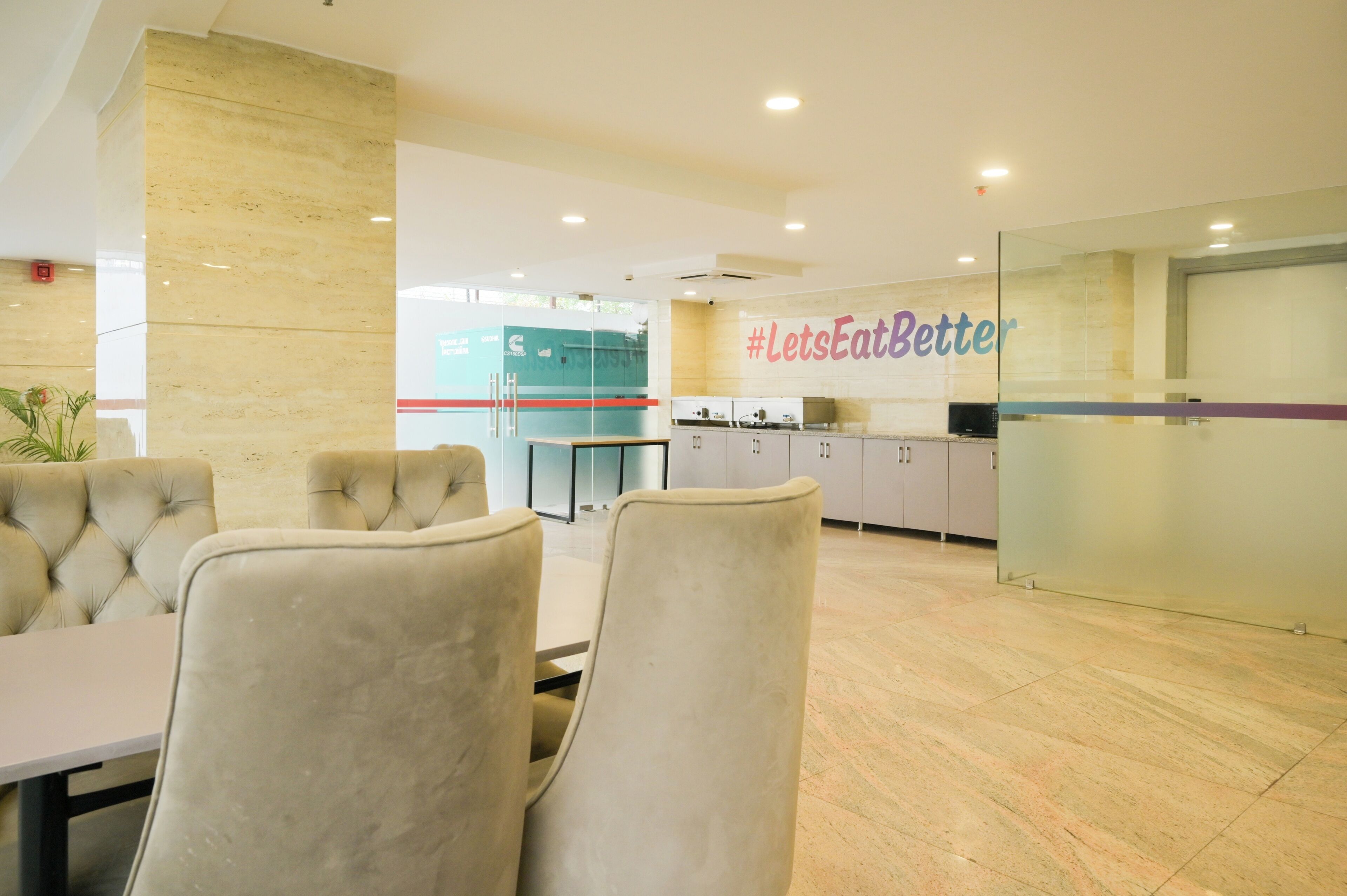 Lobby sitting area