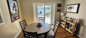 Indian Water Lodge is a waterfront retreat with Dockage, Kayaks, Bikes & More!