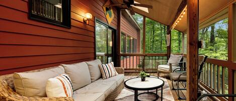 TV connectée, cheminée