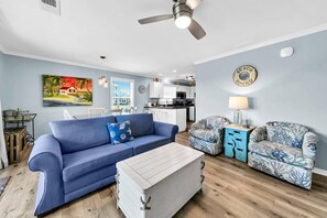 Condo, Multiple Beds (Beachside Villas 611) | Living area - Beachside Villas 611 (Santa Rosa Beach)