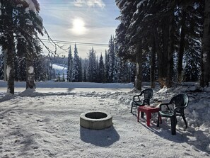 Property grounds - A-Frame Cabin nestled in the trees - laundry, pet-friendly, close to village (Silver Star Mountain)