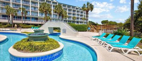 Indoor pool, outdoor pool