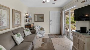 Condo, 1 King Bed with Sofa bed (Beachside Villas 613) | Living area - Beachside Villas 613 (Santa Rosa Beach)