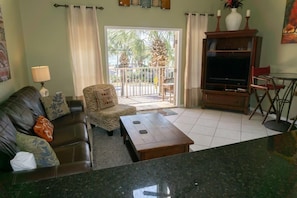 Condo, 1 Queen Bed with Sofa bed (Caribbean Dunes 203) | Living area