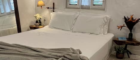 1 室のベッドルーム、WiFi、ベッドシーツ