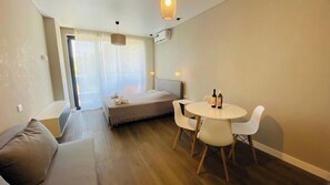 1 makuuhuone, vuodevaatteet