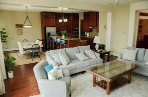 Smart TV, fireplace, books, computer monitors - Livingston Lake Living (Onalaska)